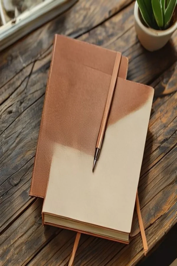 Agendas en biocuero grabadas