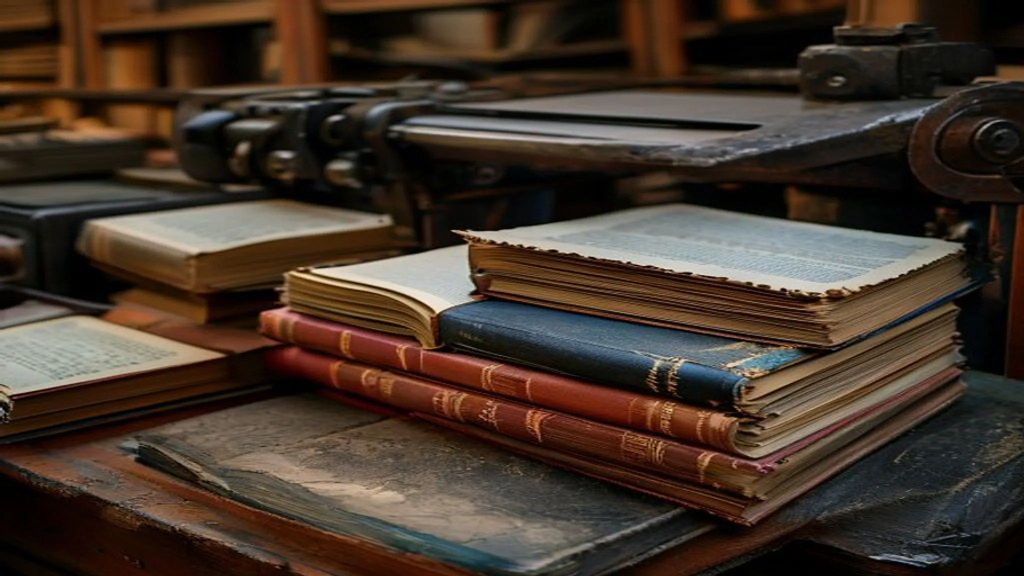 Detalle de encuadernación y lomo cosido de un libro en producción