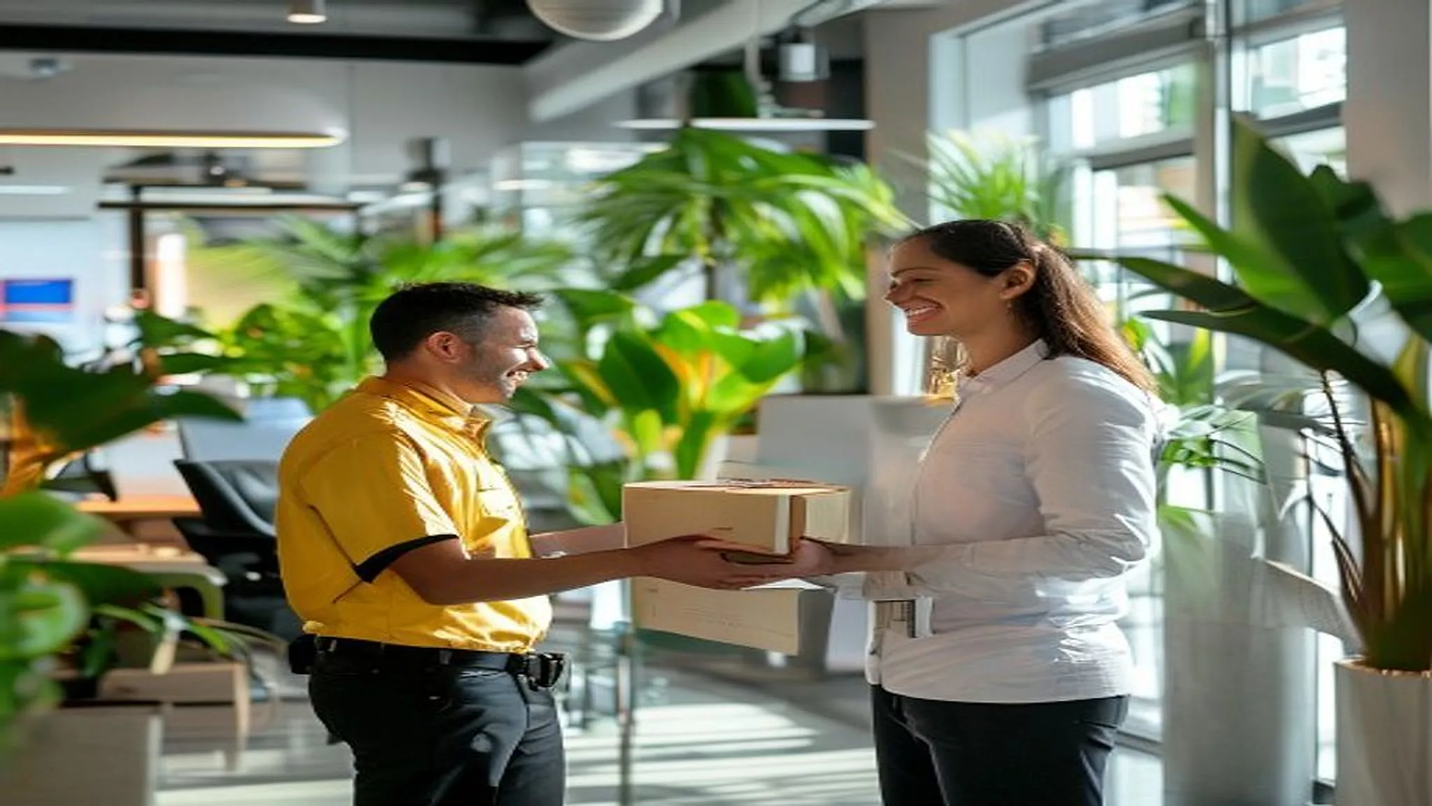 Entrega de material impreso a una empresa en Miraflores