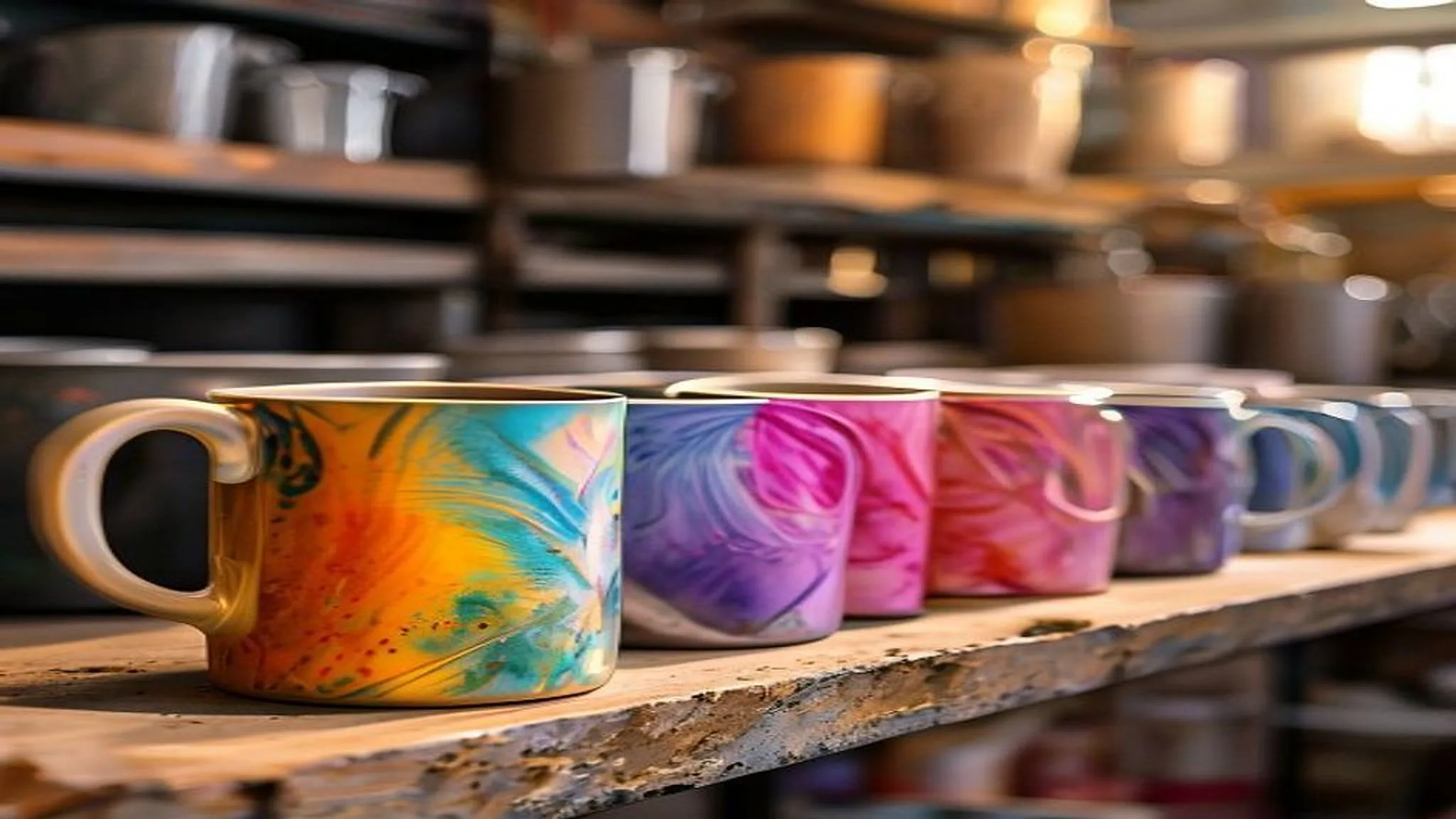 Tazas y tomatodos personalizados con impresión a color listos para entrega